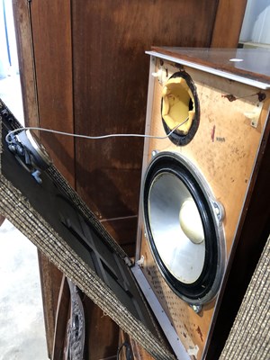 Lot 23 - A pair of leak speakers.