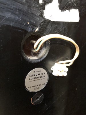 Lot 23 - A pair of leak speakers.
