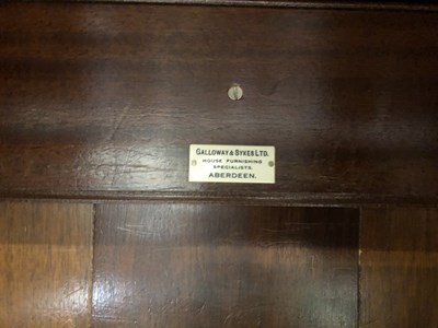 Lot 32 - An Art Deco walnut compactum wardrobe. 184 x...