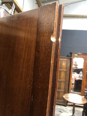 Lot 32 - An Art Deco walnut compactum wardrobe. 184 x...