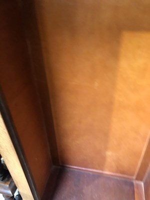 Lot 36 - A small oak hall cupboard. 75 x 42 x h 179 cm.