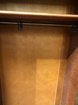 Lot 36 - A small oak hall cupboard. 75 x 42 x h 179 cm.