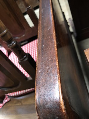 Lot 52 - An early 20th-century walnut double bed. 139 x...