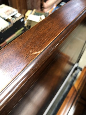 Lot 52 - An early 20th-century walnut double bed. 139 x...