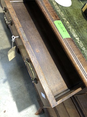 Lot 75 - A good quality mahogany twin pedestal desk....