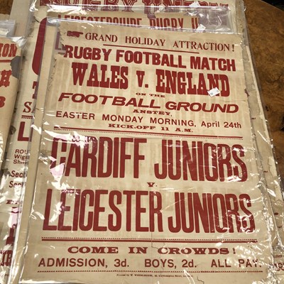 Lot 86 - A collection of vintage rugby union...