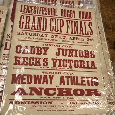 Lot 86 - A collection of vintage rugby union...