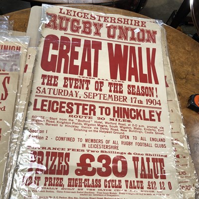 Lot 86 - A collection of vintage rugby union...