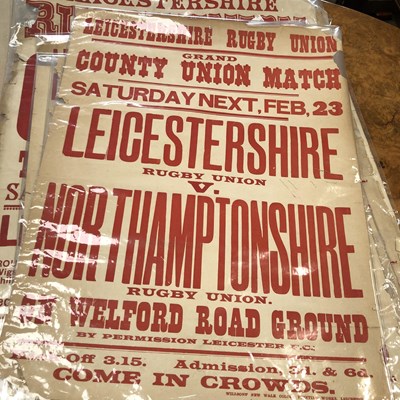 Lot 86 - A collection of vintage rugby union...