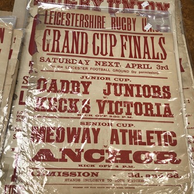 Lot 86 - A collection of vintage rugby union...