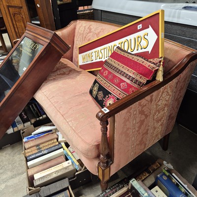 Lot 95 - An American show frame three-piece salon suite.