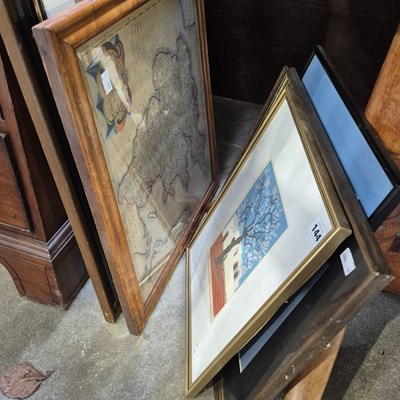 Lot 144 - A small collection of decorative prints and...