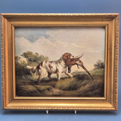 Lot 1708 - Paul Jones (1840?-1888) Sporting dogs with...