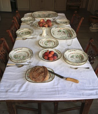 Lot 289 - An assembled antique Indian tree part dinner...