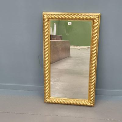 Lot 31 - A 19th century English carved giltwood framed...