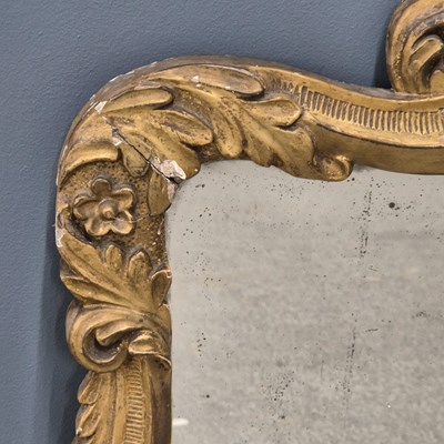 Lot 19 - A Rococo style 19th century carved giltwood...