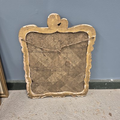 Lot 19 - A Rococo style 19th century carved giltwood...