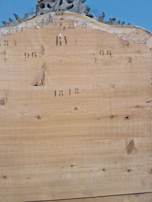 Lot 87 - Antique French Rococo style overmantel mirror...