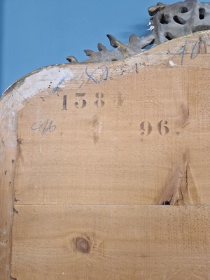 Lot 87 - Antique French Rococo style overmantel mirror...