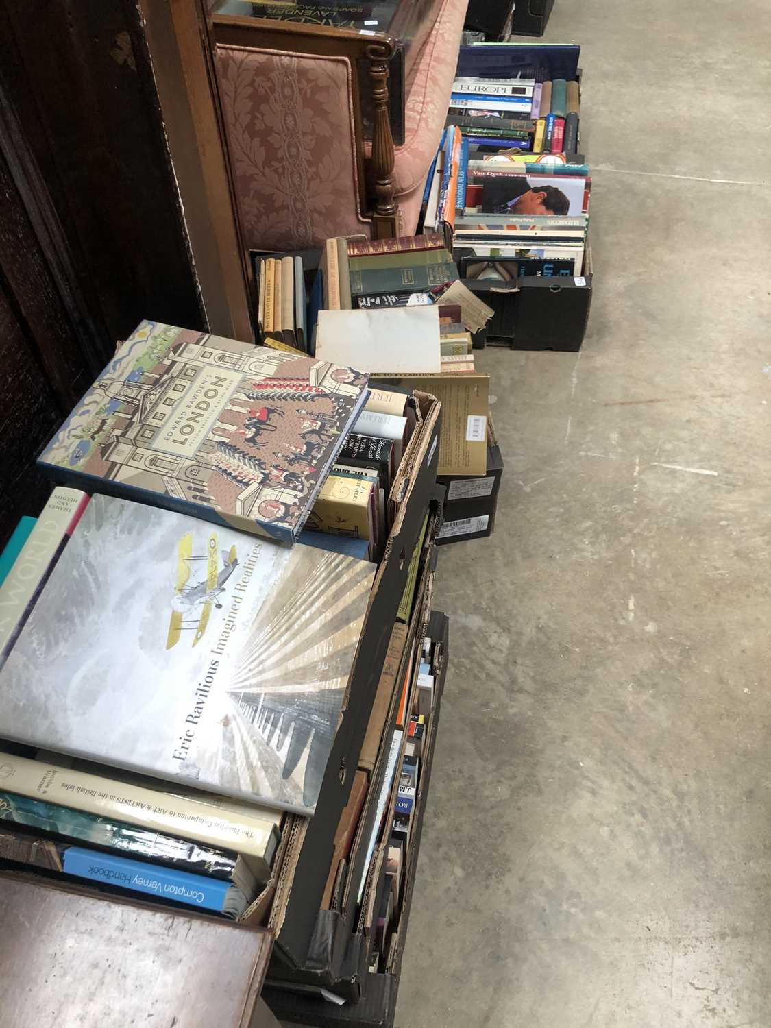 Lot 50 - Thirteen boxes of books