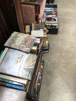 Lot 50A - Thirteen boxes of books