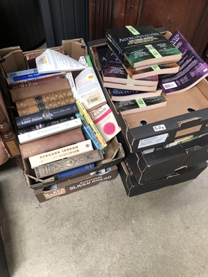 Lot 50 - Thirteen boxes of books