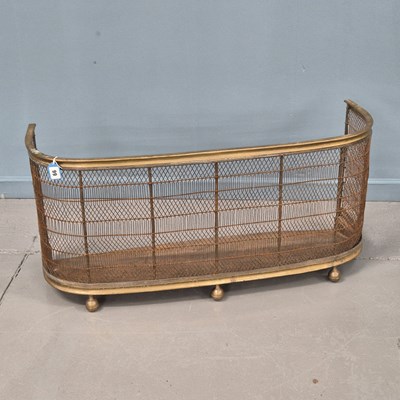 Lot 99 - An early 19th Century wirework and brass...