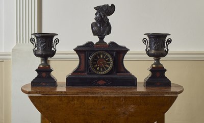 Lot 251A - A 19th Century Grand Tour bronze slate and...