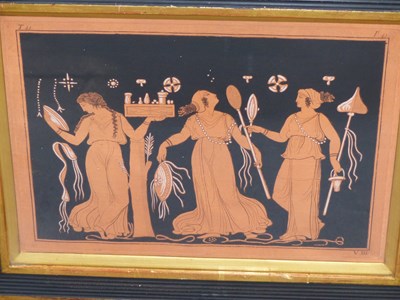 Lot 244A - A set of five Grand Tour prints inspired by...