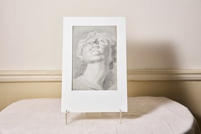 Lot 183 - Old master school, charcoal portrait study...
