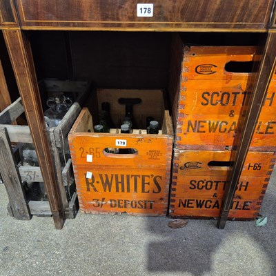 Lot 179 - Various R Whites bottle creates and bottles