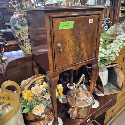 Lot 180 - A mahogany bedside cabinet 42 x 36 x 78 cm high.