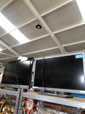 Lot 231a - Two vintage flat-screen tv's
