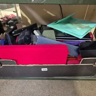 Lot 234 - A large collection of jewellery boxes