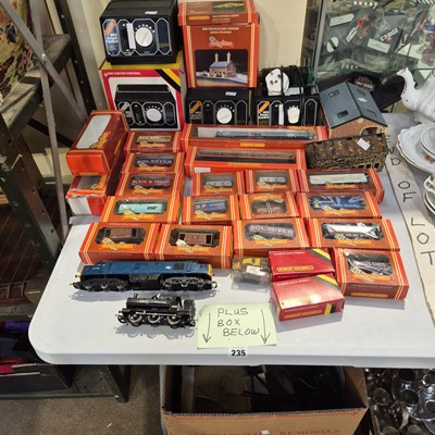 Lot 235 - OO gauge Hornby rolling stock, mostly boxed,...