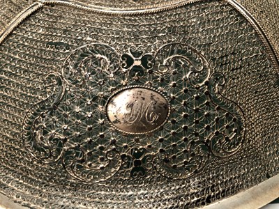 Lot 178 - An antique Chinese export silver dragon...