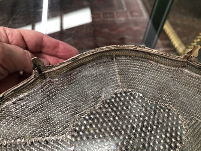 Lot 178 - An antique Chinese export silver dragon...