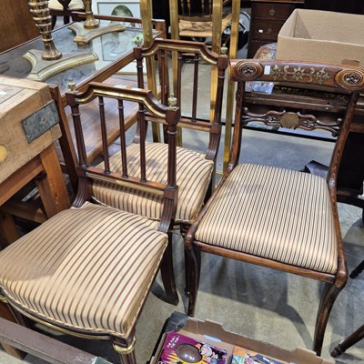 Lot 274 - A pair of 19th-century brass-mounted side...