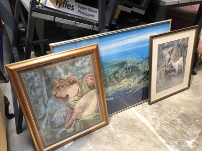 Lot 277a - Three decorotive pictures