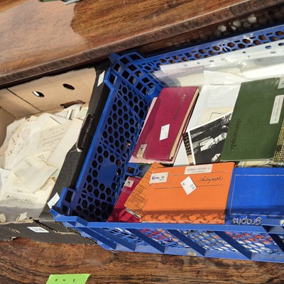 Lot 316 - A collection of autograph letters and...