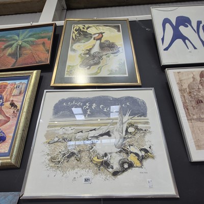 Lot 321 - A signed limited edition print signed Michael...