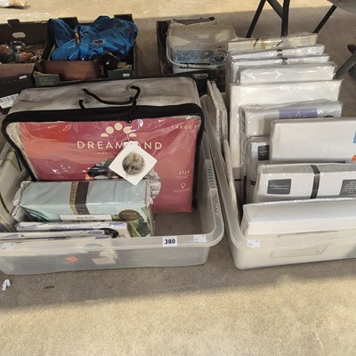 Lot 380 - A quantity of new unused bedding