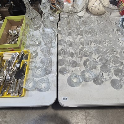 Lot 383 - A quantity of silver-plated cutlery, various...