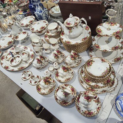 Lot 388 - An extensive collection of old country roses,...