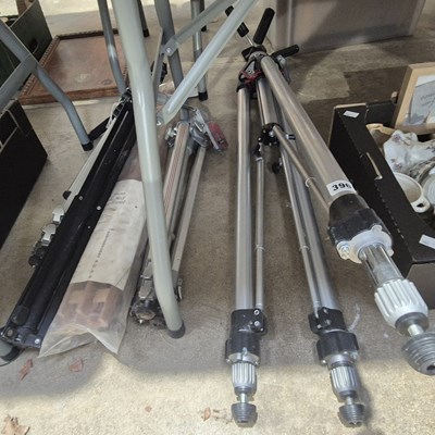 Lot 396 - Various Camera tripods