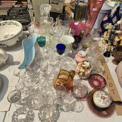 Lot 398 - Victorian and later glasswares, etc.