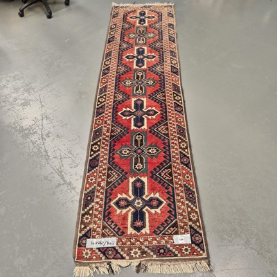 Lot 903 - A Turkish tribal runner, 290 x 75cms