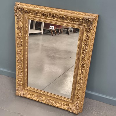 Lot 625 - A rectangular mirror within a 19th century...