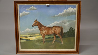 Lot 629 - Caroline Page (contemporary), ARR. a bay horse...