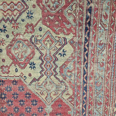 Lot 1738 - A large antique Turkish country house Oushak...